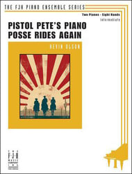 Pistol Pete's Piano Posse Rides Again piano sheet music cover Thumbnail
